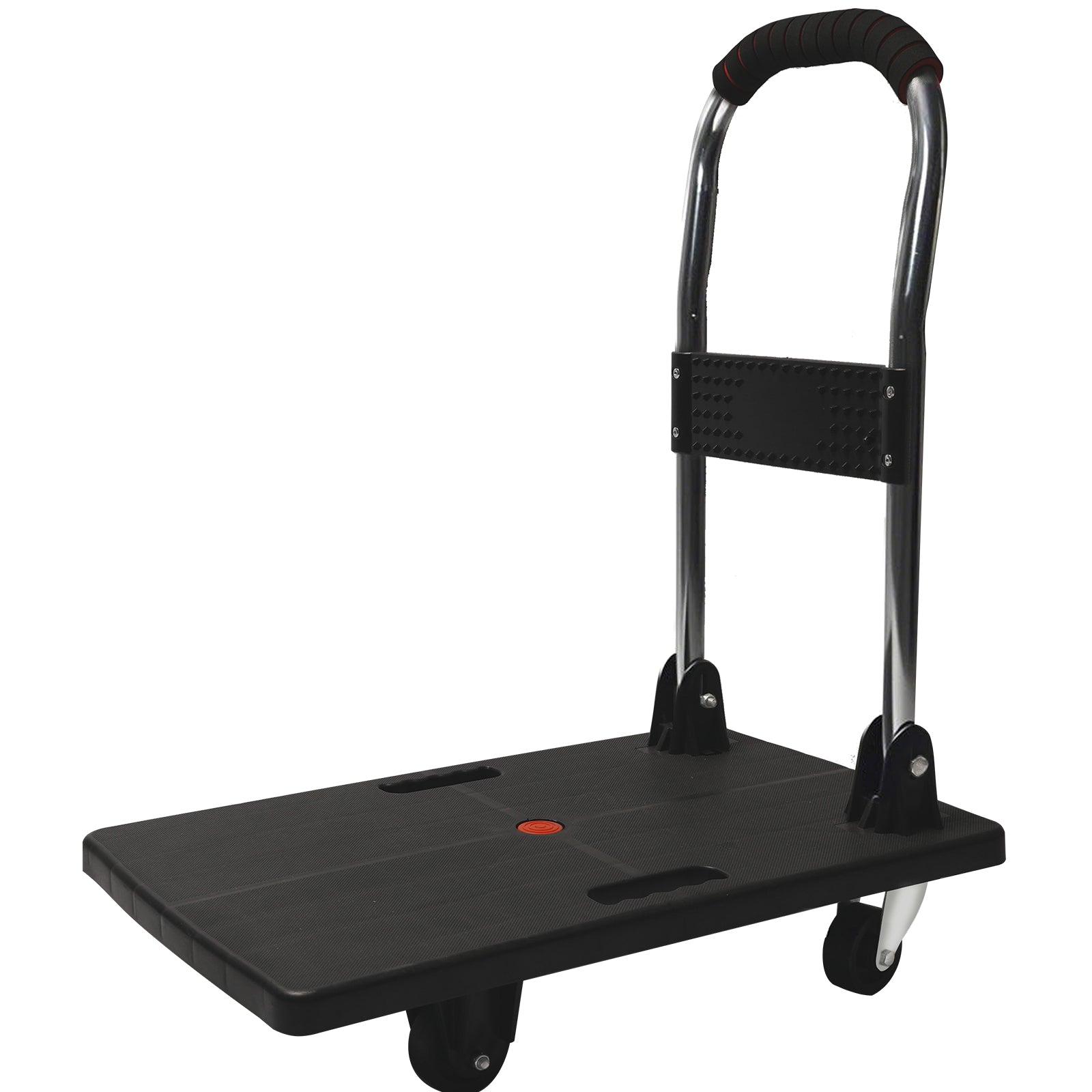 Folding Platform Truck Cart 200LBS/1000LBS – Heavy Duty Push Dolly with Swivel Wheels, Foldable Handle