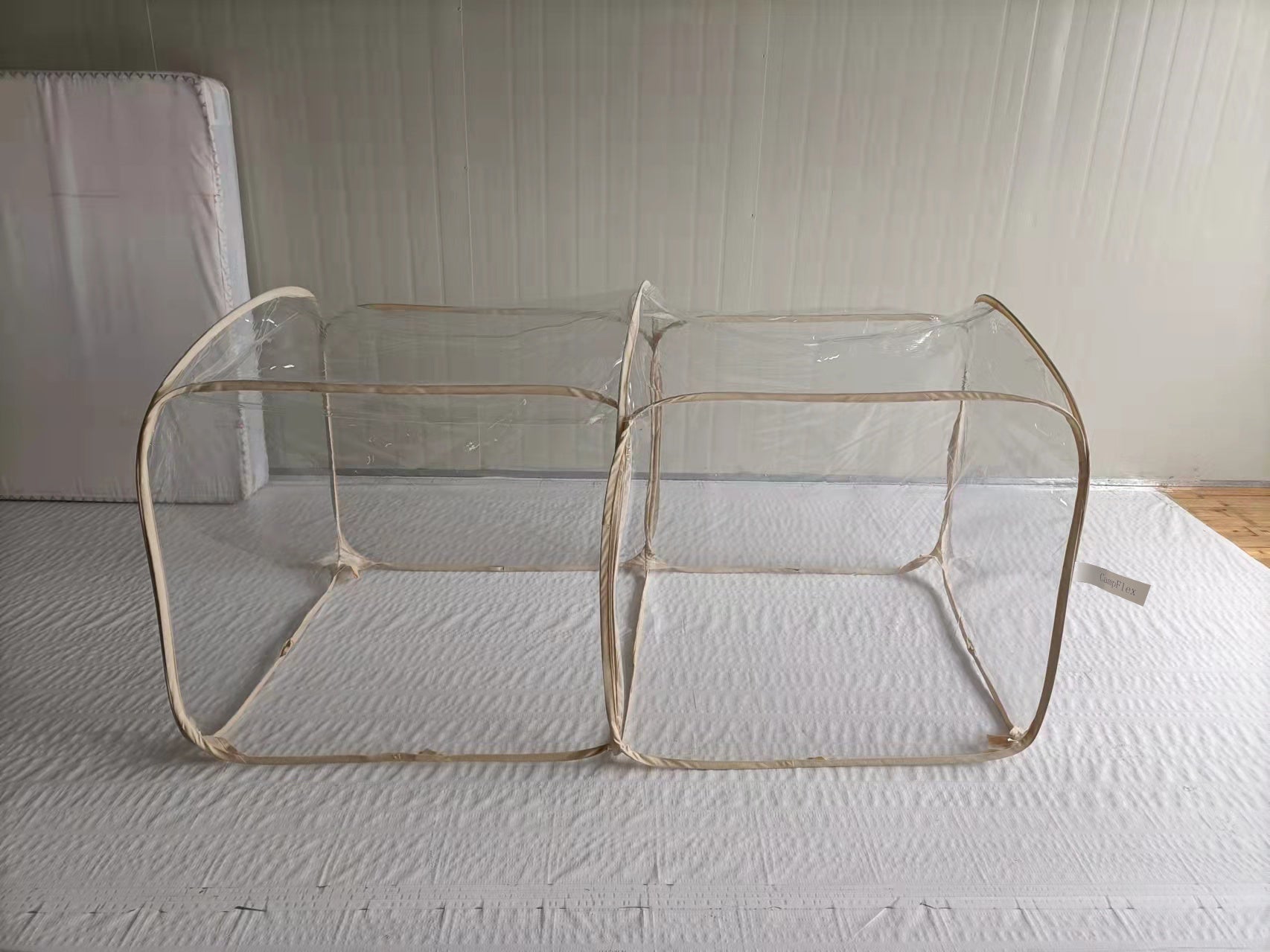 CampFlex Portable PVC Grow Tents for Plants, Walk-In Outdoor Green House with Roll-Up Zipper Door, Waterproof UV-Resistant Cover, Reinforced Frame for Backyard Patio Garden Seedlings Vegetables Flowers