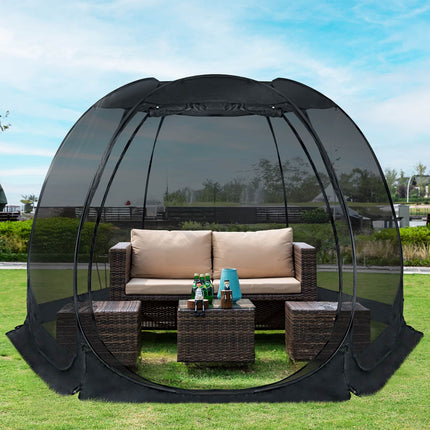 Alvantor 2-15 Person Pop Up Screen House Tent Instant Screened Gazebo For Deck/Patio